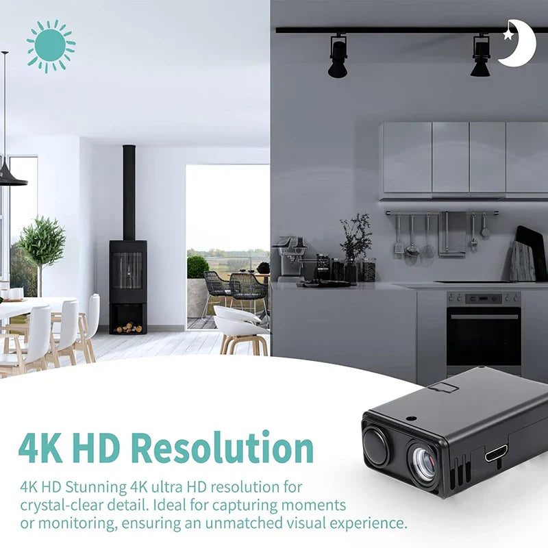4K Security Camera WiFi Wireless Monitor Remote Motion Detecting Camcorders Security Protection Indoor Surveillance 2026 NEW