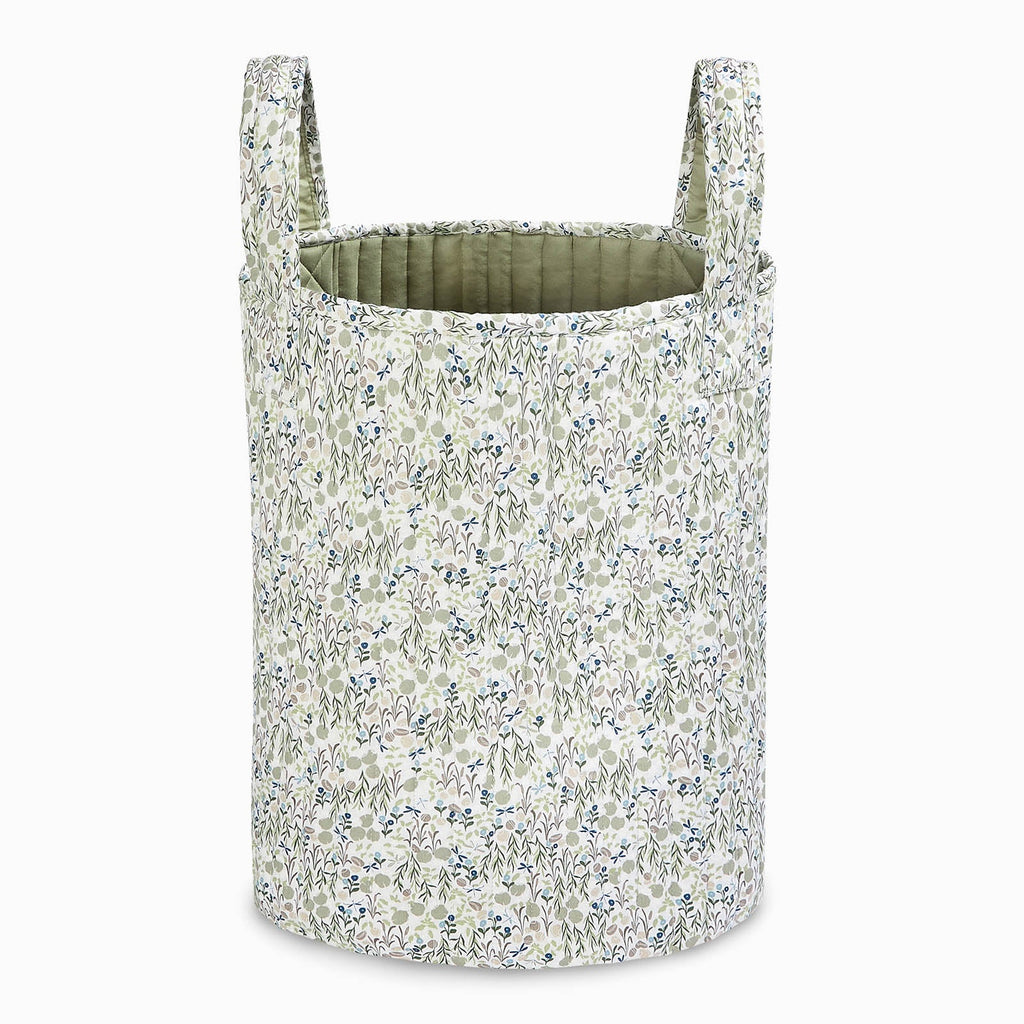 Avery Row Large Quilted Storage Basket - Riverbank