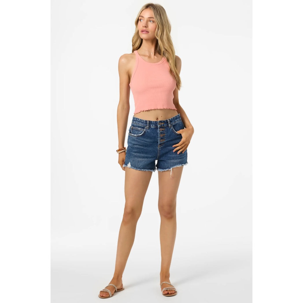 ONEILL - ALYX RIB TANK TOP | CORAL HAZE