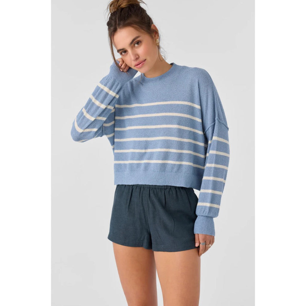 ONEILL -ZEPHI LONG SLEEVE SWEATER | FADED DENIM