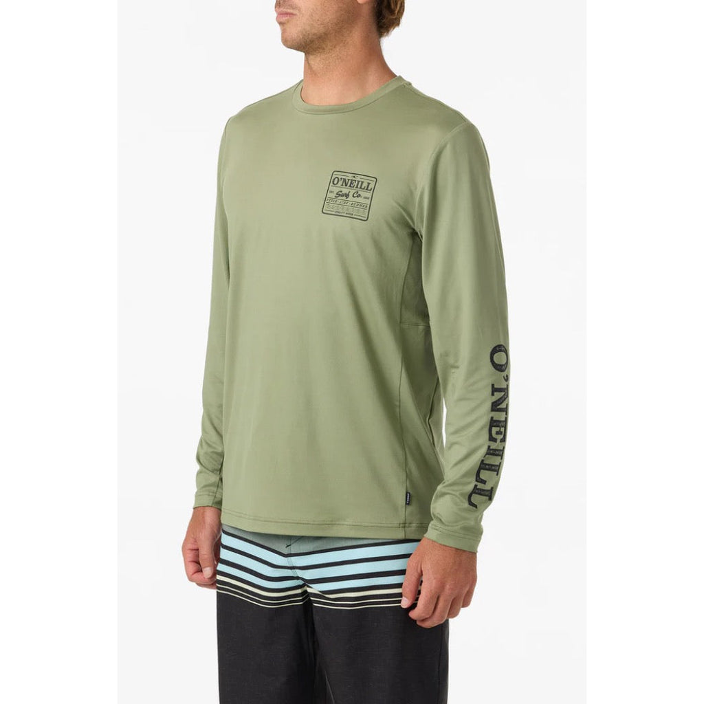 ONEILL - BLOCK UPF LONGSLEEVE TEE | Oil Green