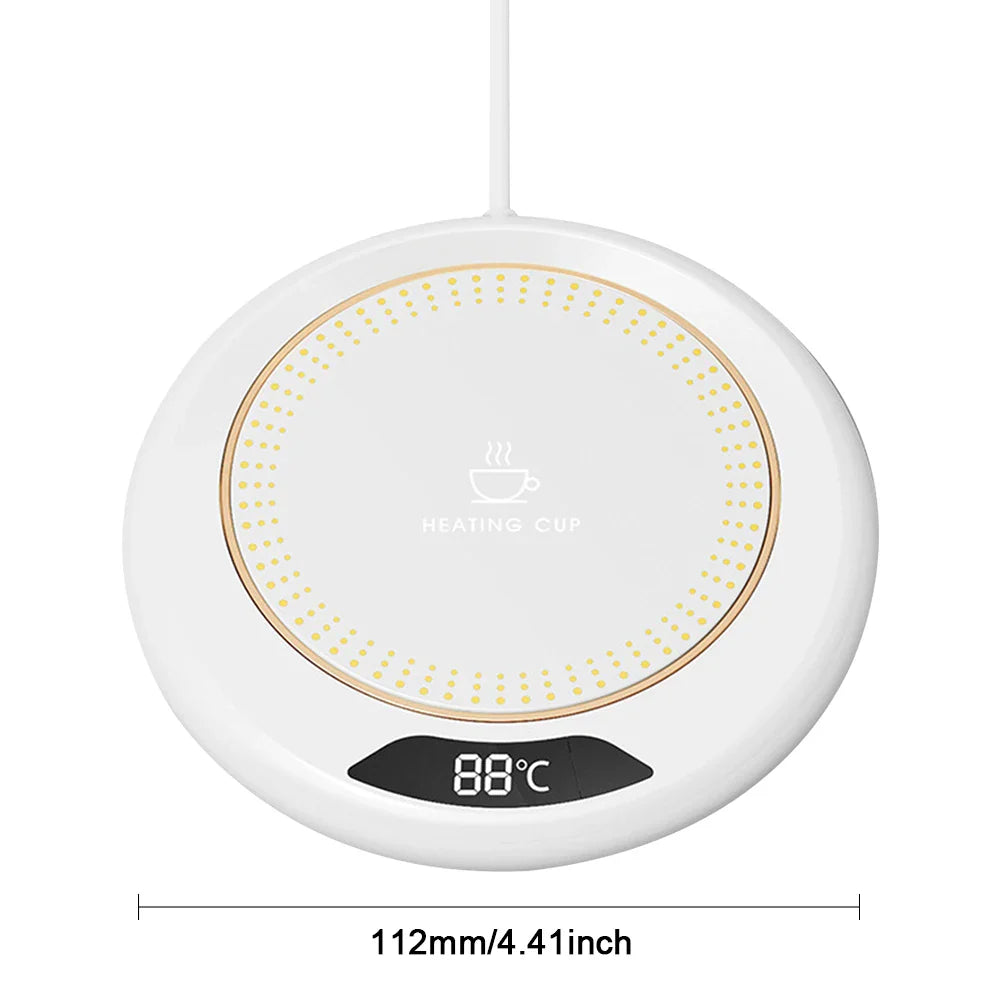 Coffee Mug Warmer 3 Temperature Setting Electric Coffee Warmer Heating Plate Portable Cup Warmer for Travel Office Desk Home Use