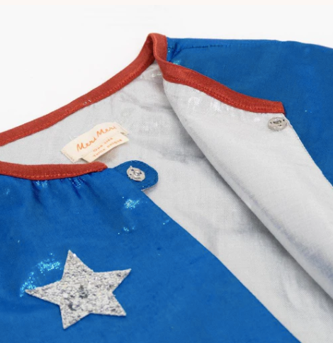 Blue Superhero Cape Dress Up
