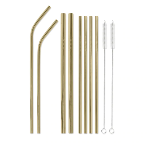 "Sippity Doo Dah" - Stainless Steel Straw Set