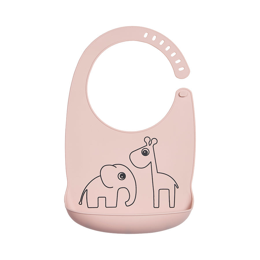 Done By Deer Silicone Bib - Pigee Powder