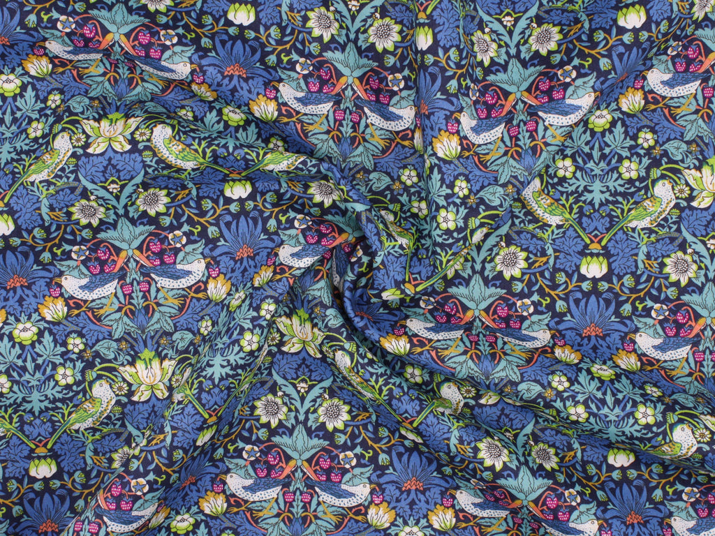 Scrunchie - Liberty Strawberry Thief J Print