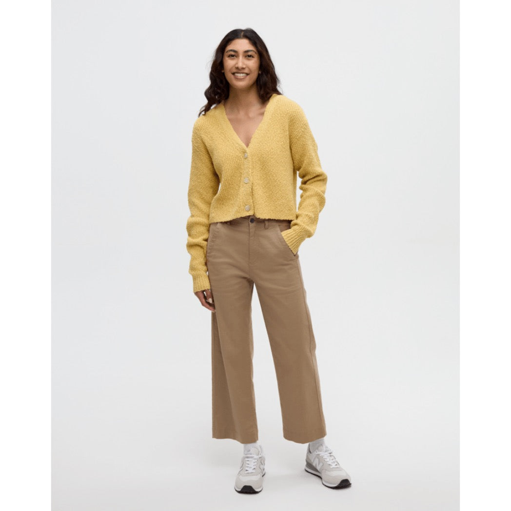 TENTREE -  POPLAR CARDIGAN | Dusk Yellow
