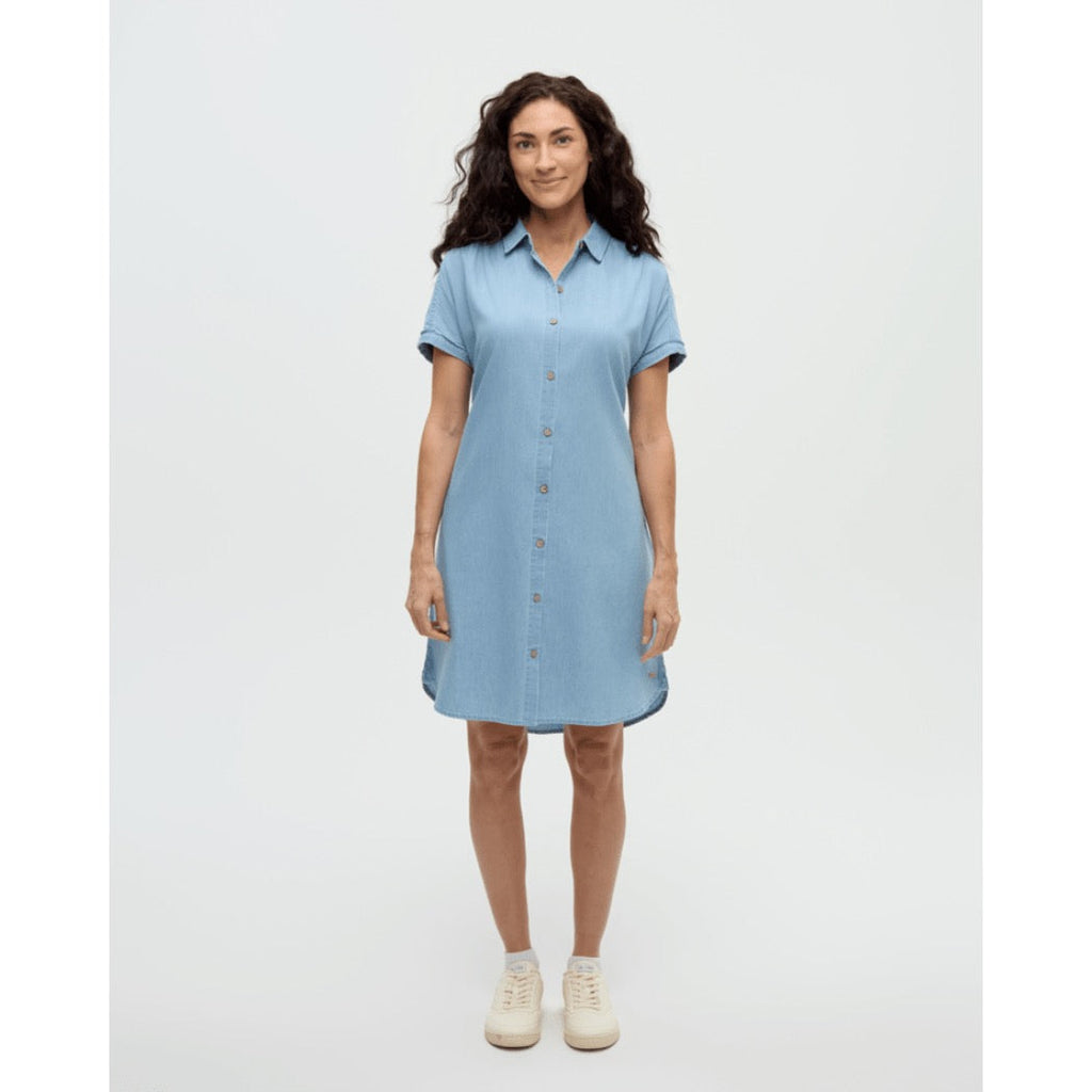 TENTREE - TERN DRESS | Light Wash
