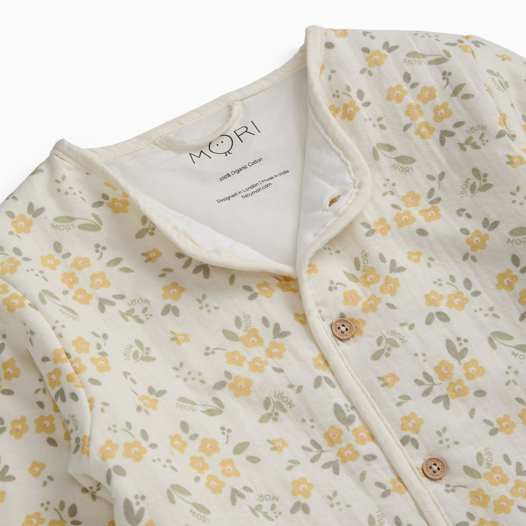 Floral Muslin Padded Jacket