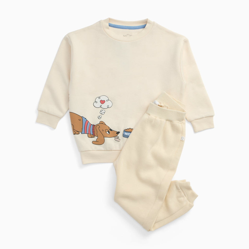 Daydreaming Dog Sweatshirt & Joggers Outfit