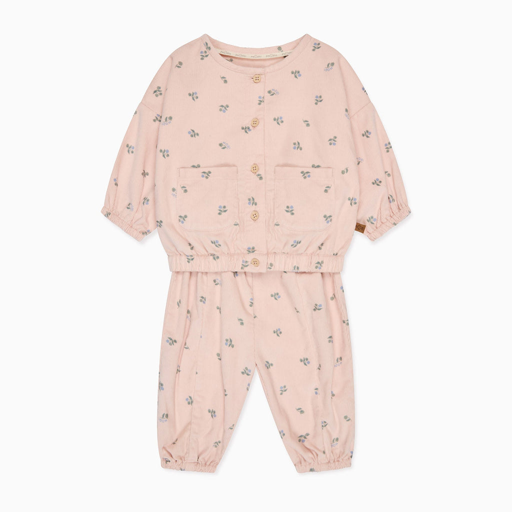 Floral Corduroy Jacket & Trousers