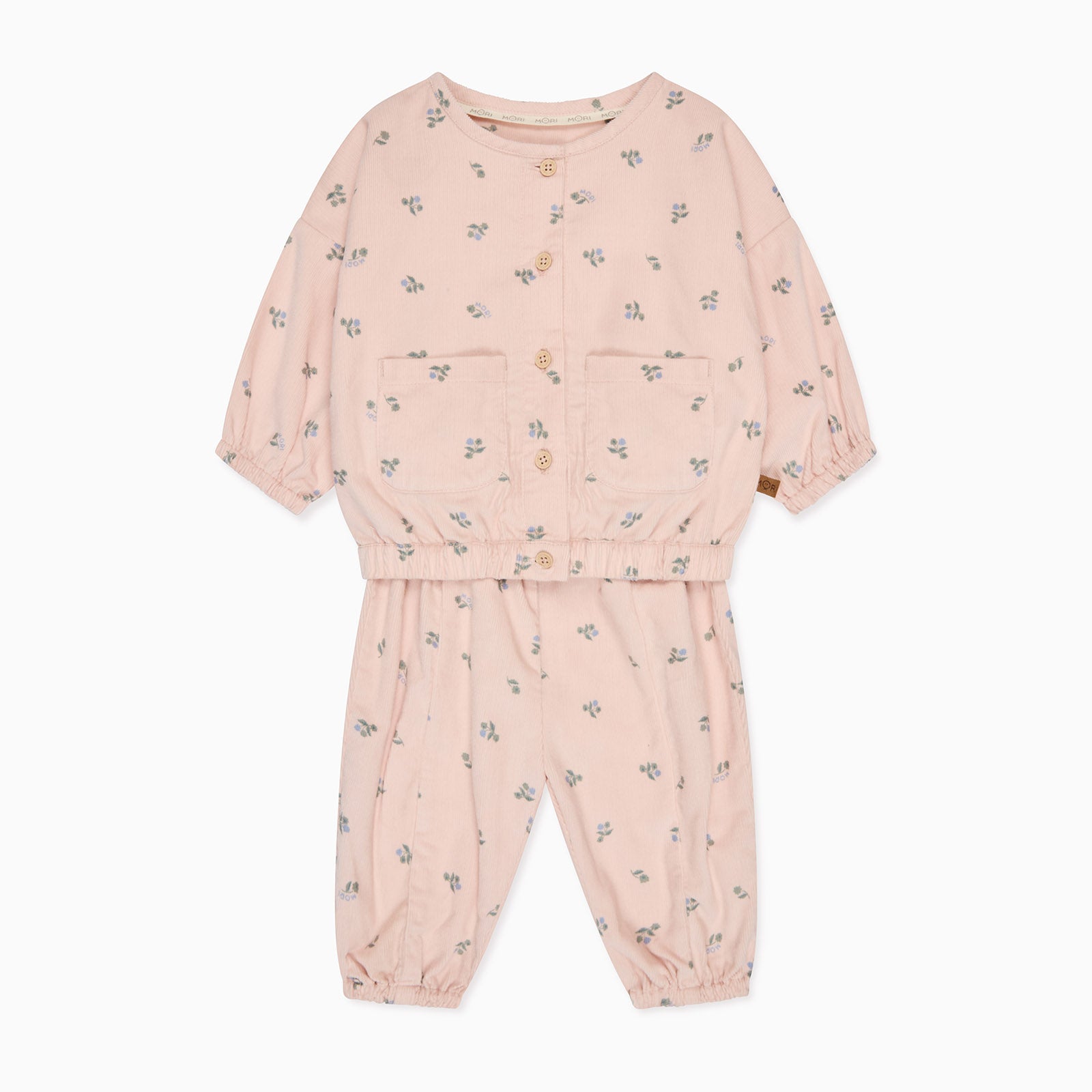Floral Corduroy Jacket & Trousers