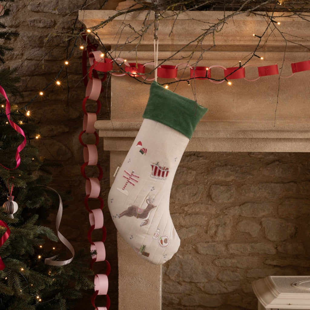 Avery Row Christmas Stocking - The North Pole