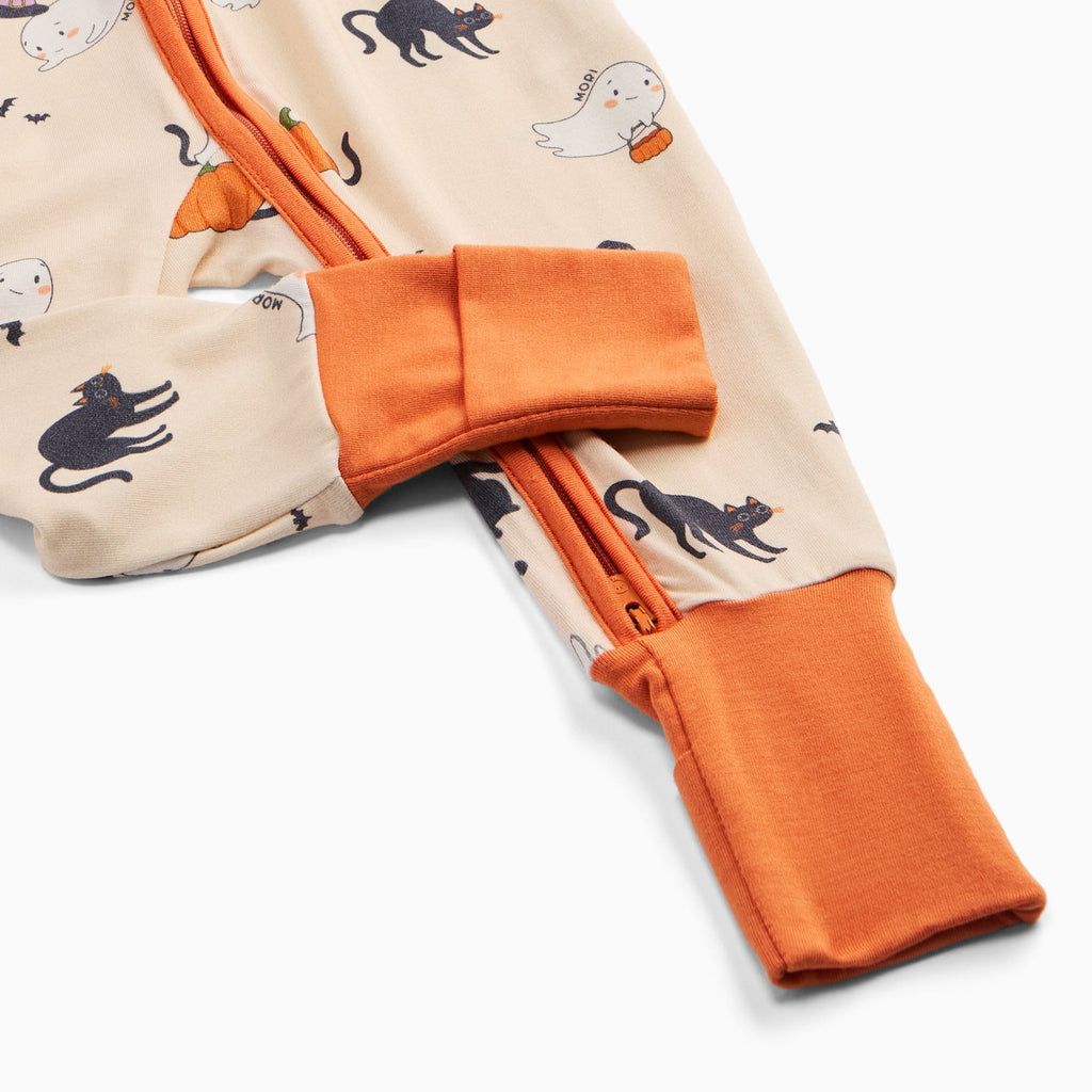 Halloween Hugs Clever Zip Sleepsuit