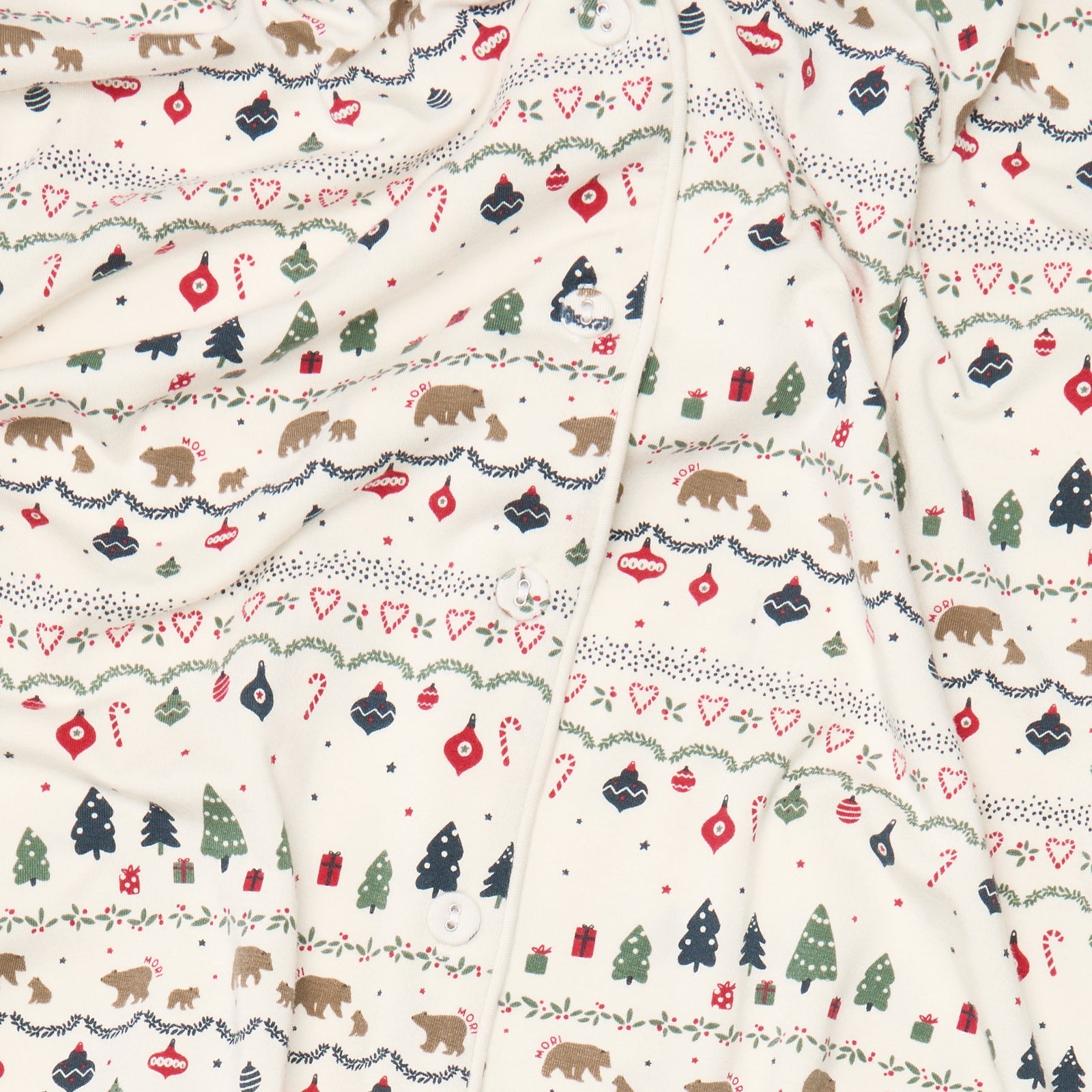 Festive Fair Isle Clever Zip Sleepsuit