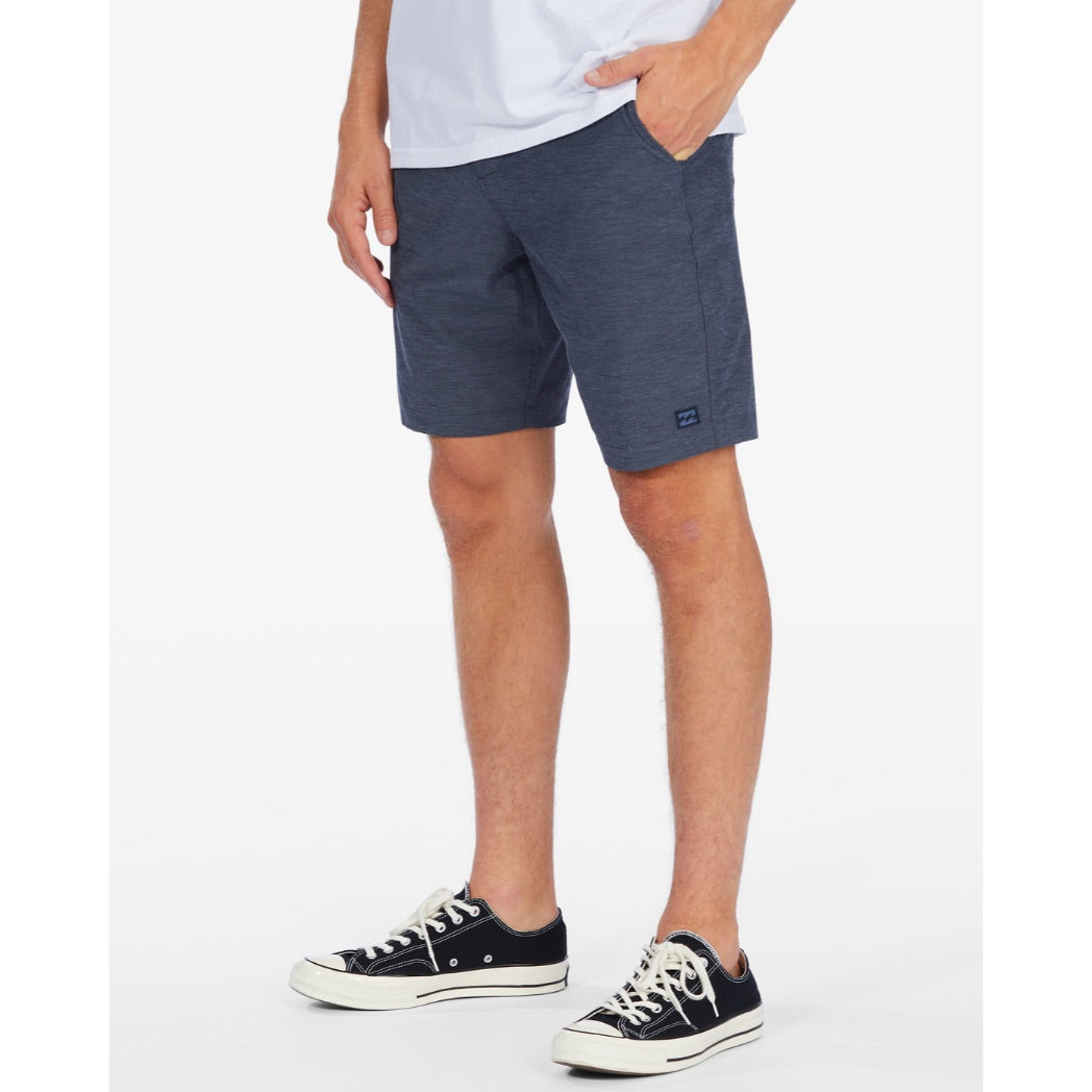BILLABONG - CROSSFIRE MID SUBMERSIBLE 19" SHORTS | Navy