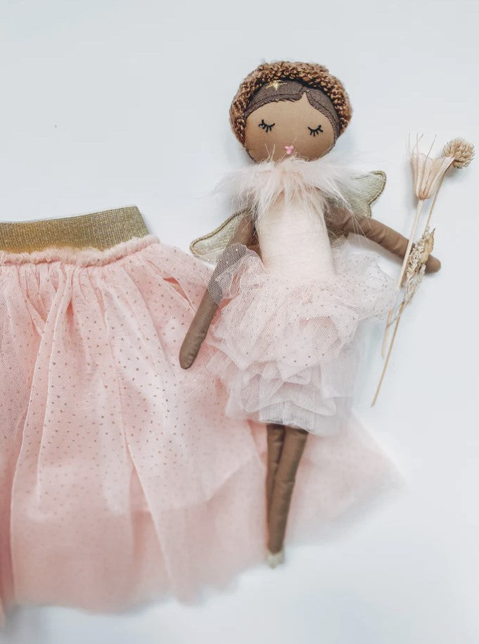 Ada Pink Angel African American Doll