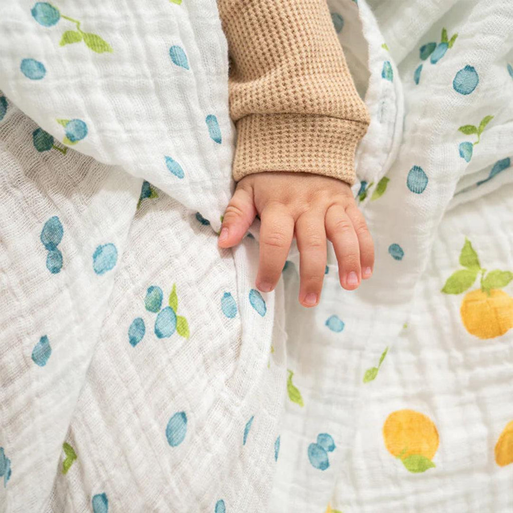aden + anais Organic Cotton Swaddles - 4 Pack - Fresh Fruit