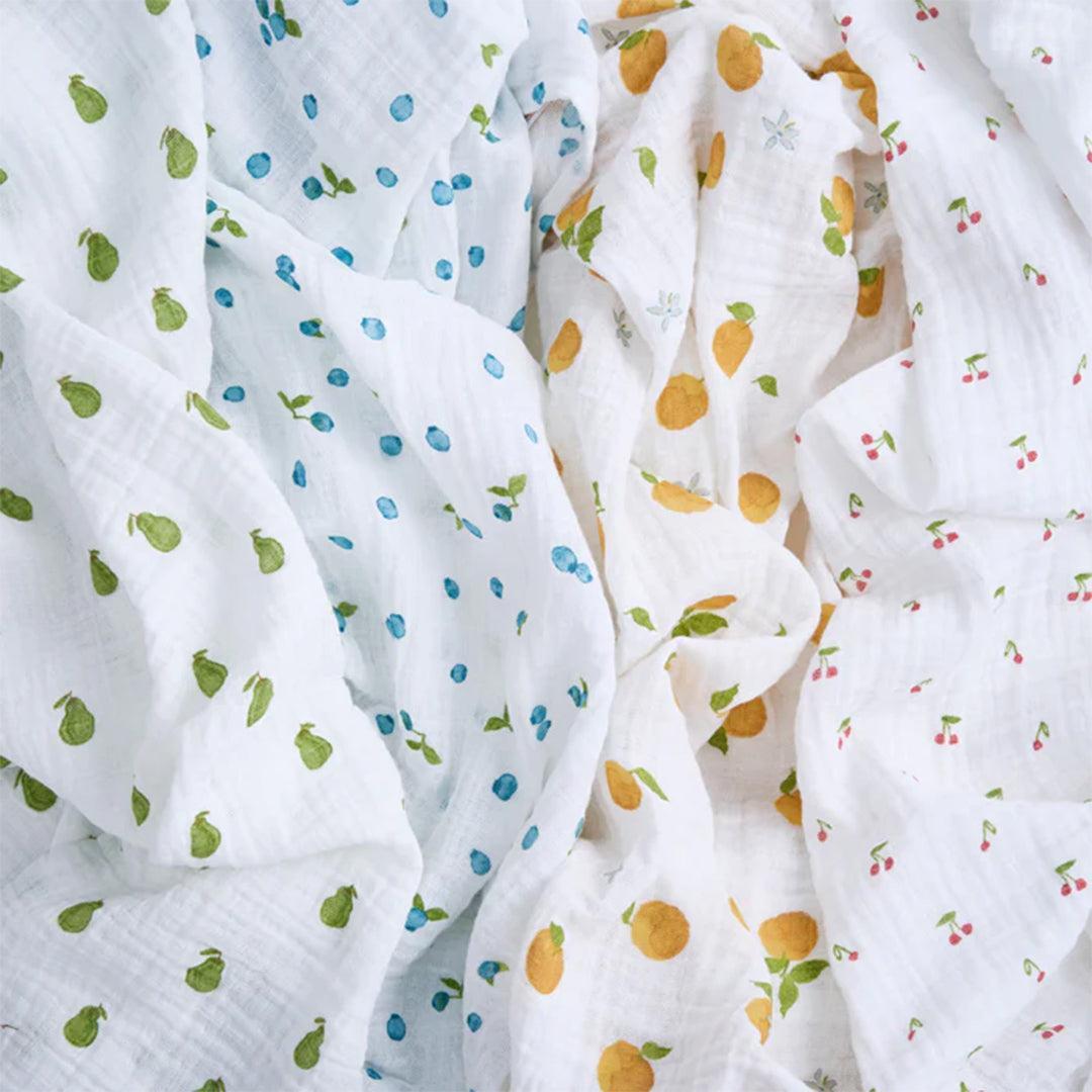 aden + anais Organic Cotton Swaddles - 4 Pack - Fresh Fruit