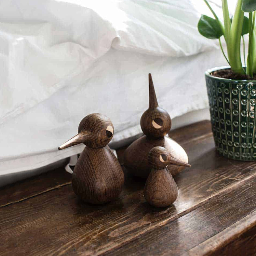 architectmade | wooden bird | chubby smoked oak