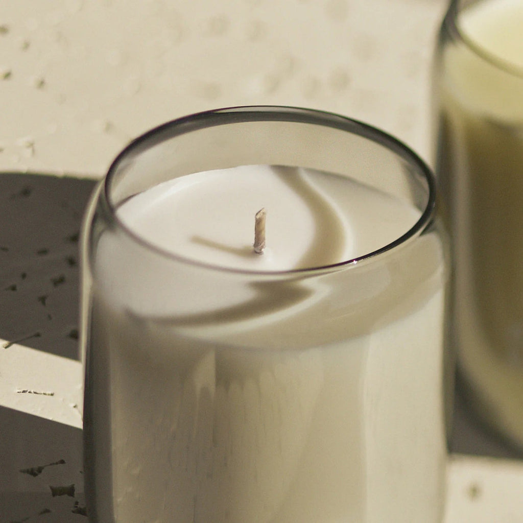 ashley + co | waxed perfume scented candle | bubbles + polkadots
