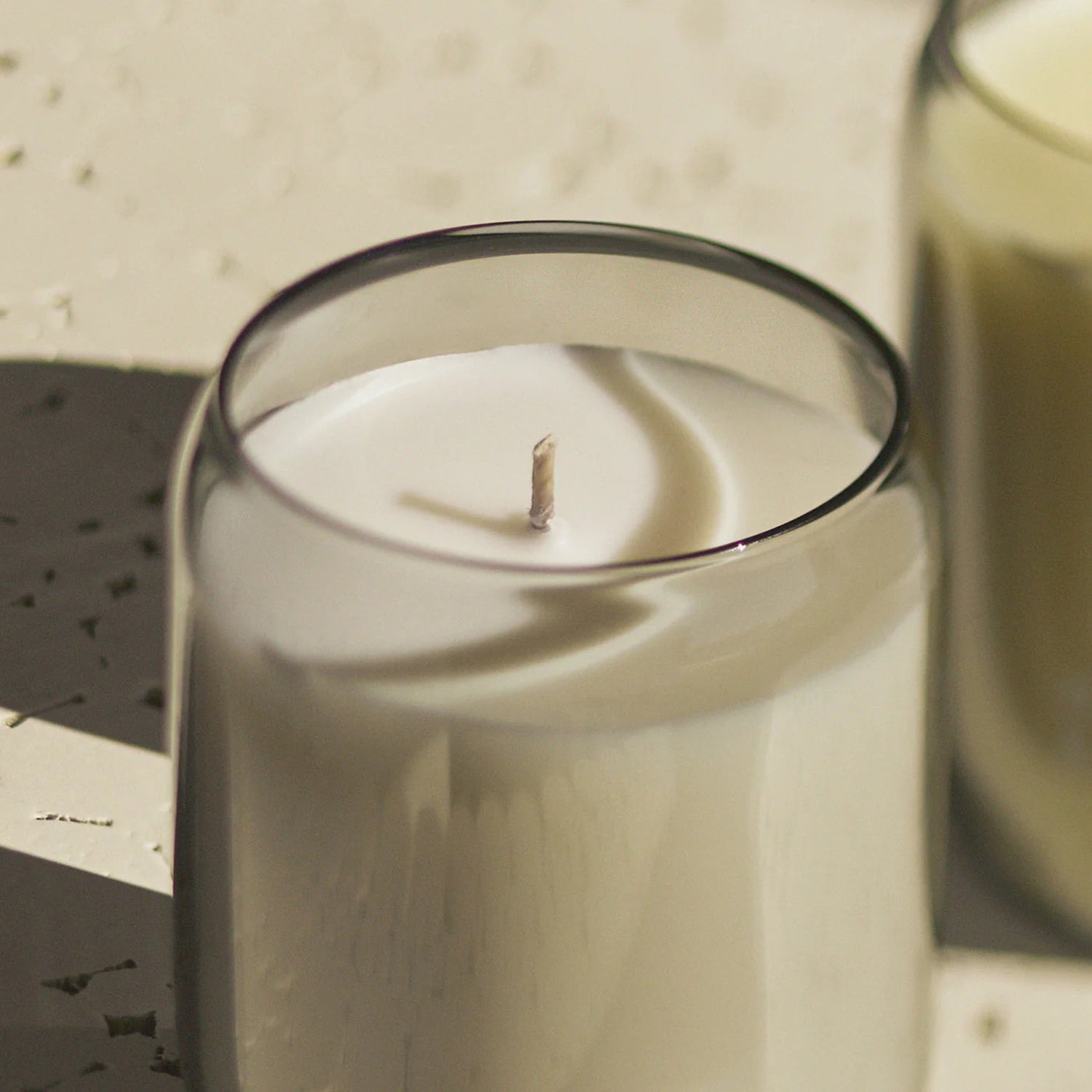 ashley + co | waxed perfume scented candle | bubbles + polkadots