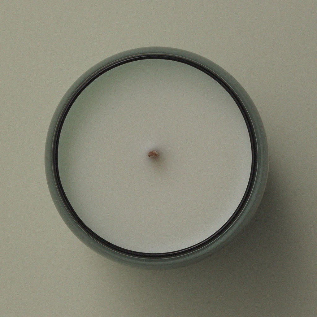 ashley + co | waxed perfume scented candle | bubbles + polkadots