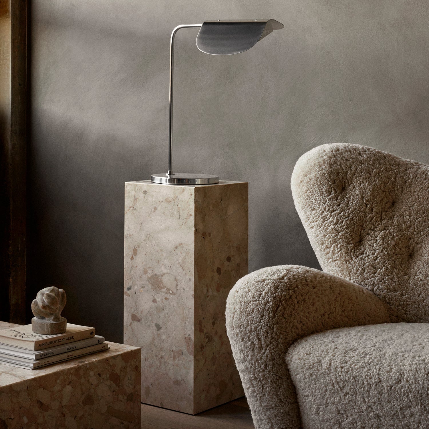 audo copenhagen (menu) | plinth pedestal | kunis breccia stone