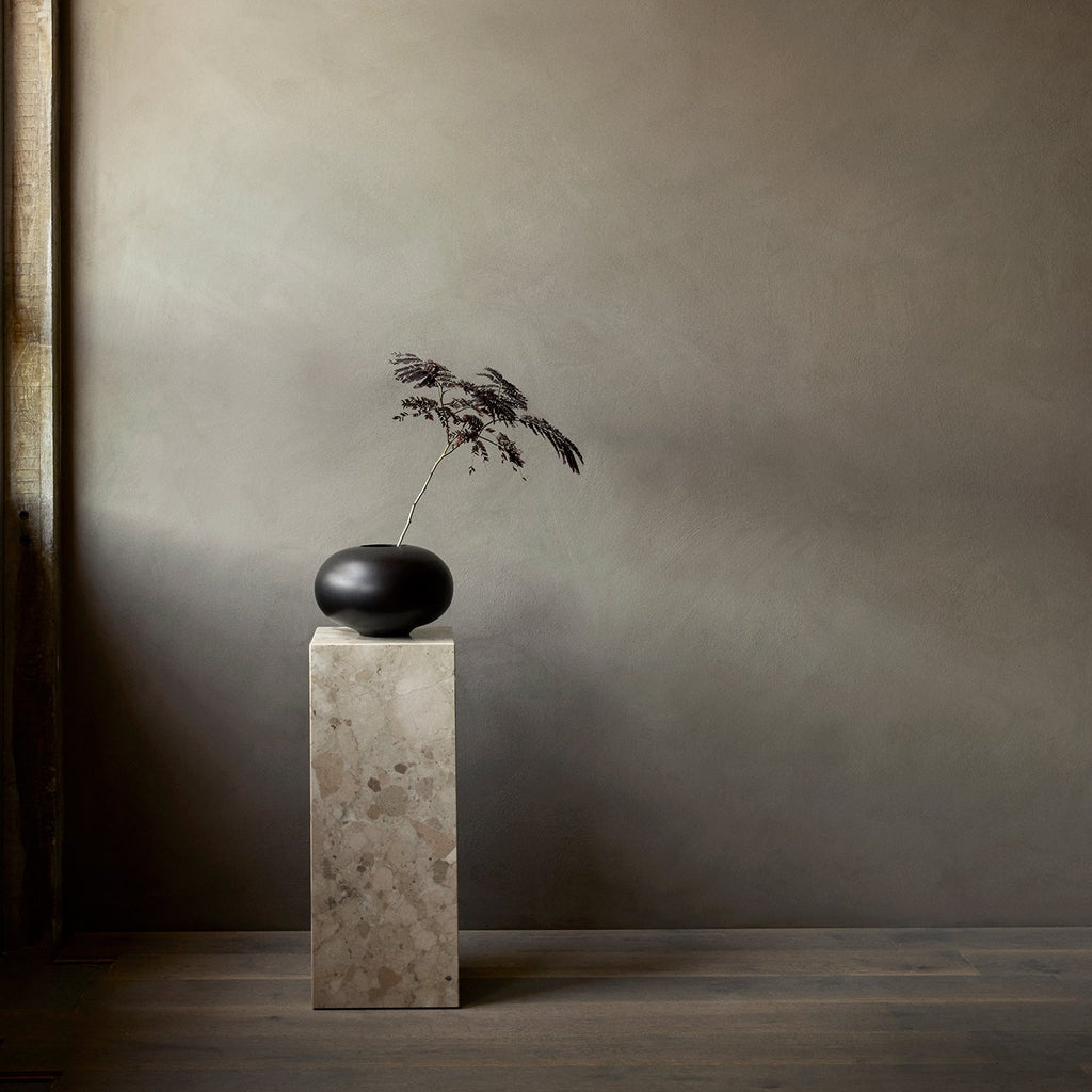 audo copenhagen (menu) | plinth pedestal | kunis breccia stone