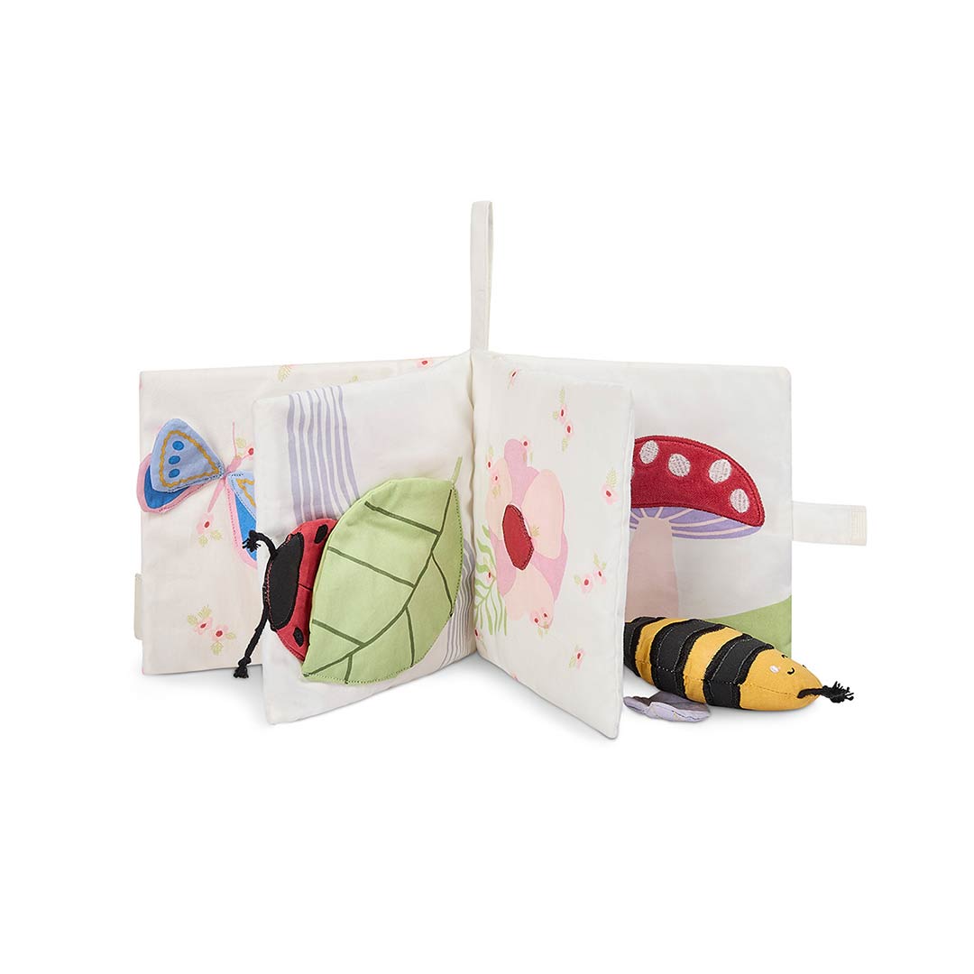 Avery Row Fabric Baby Book - Wildflower Garden