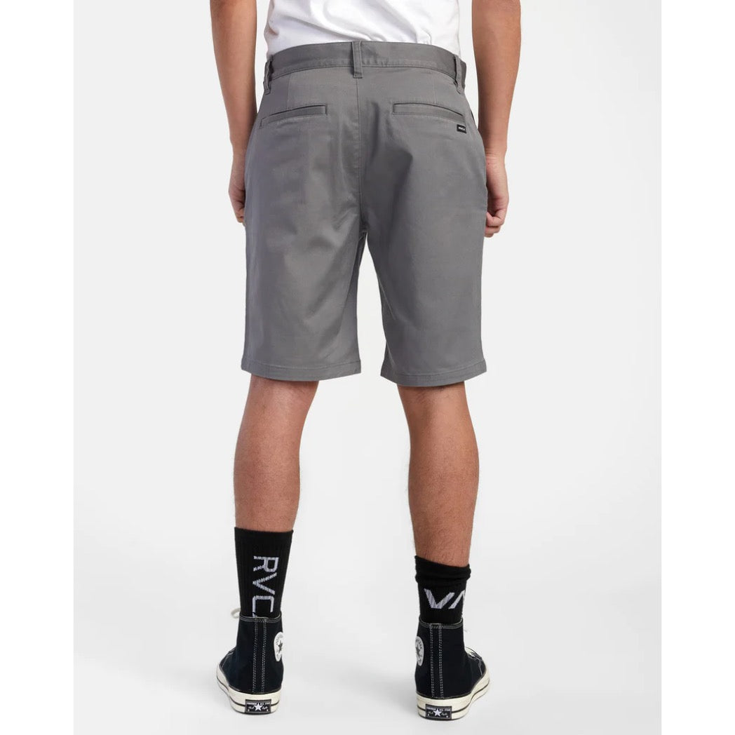 RVCA - WEEKEND STRETCH CHINO SHORT | SMOKE