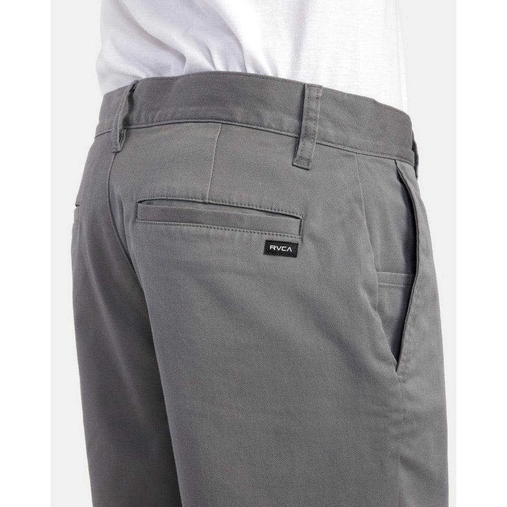 RVCA - WEEKEND STRETCH CHINO SHORT | SMOKE