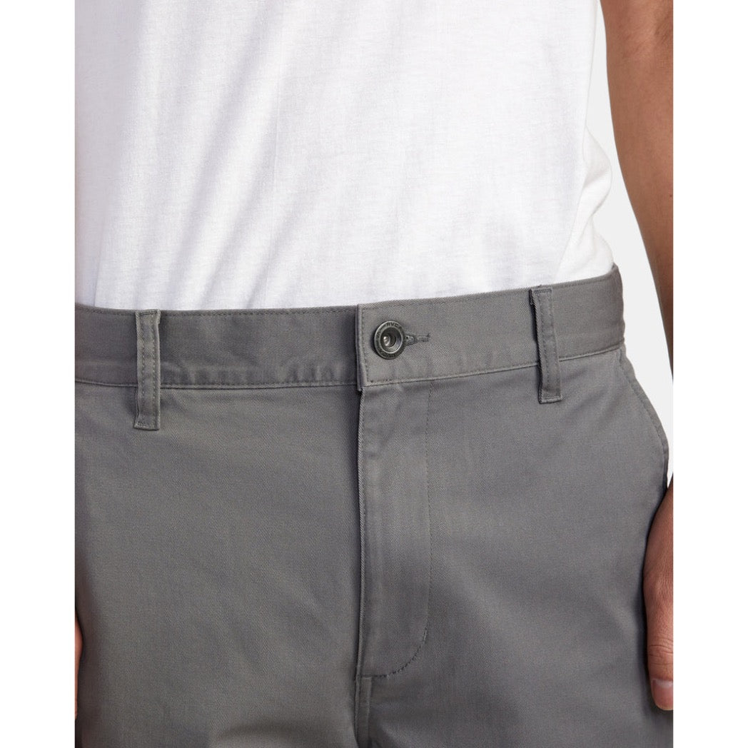 RVCA - WEEKEND STRETCH CHINO SHORT | SMOKE