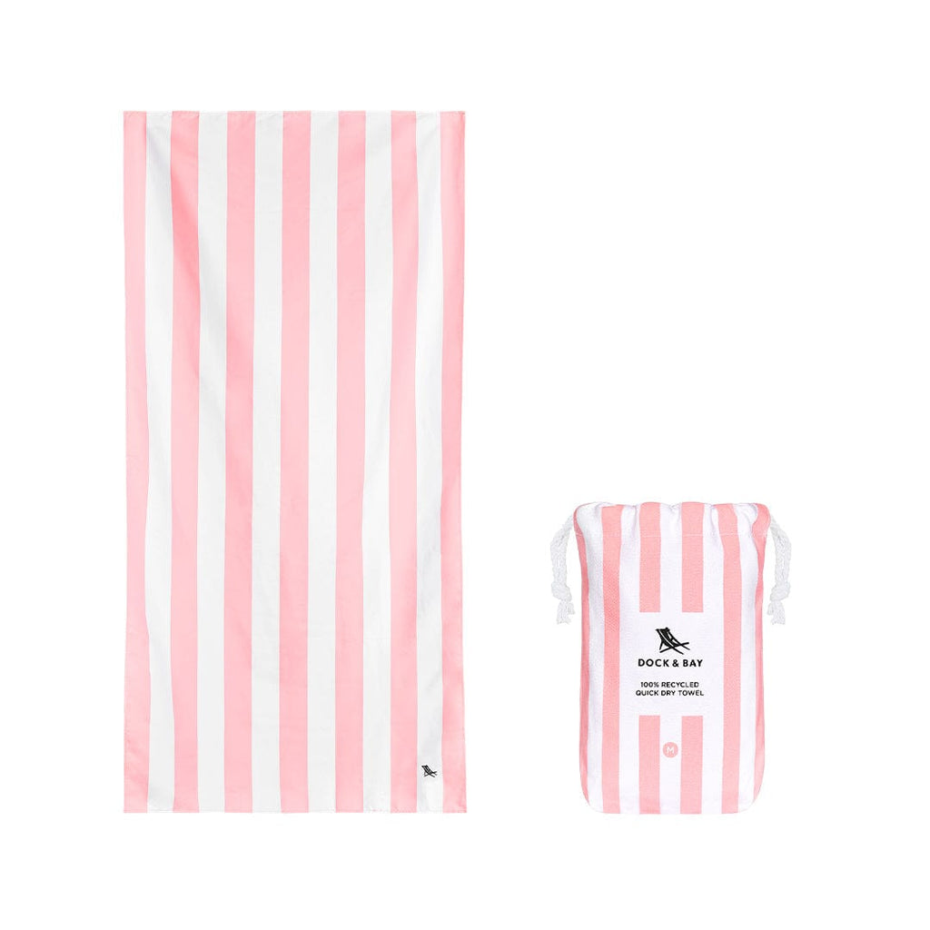 Dock & Bay Kid's Beach Towel - Malibu Pink