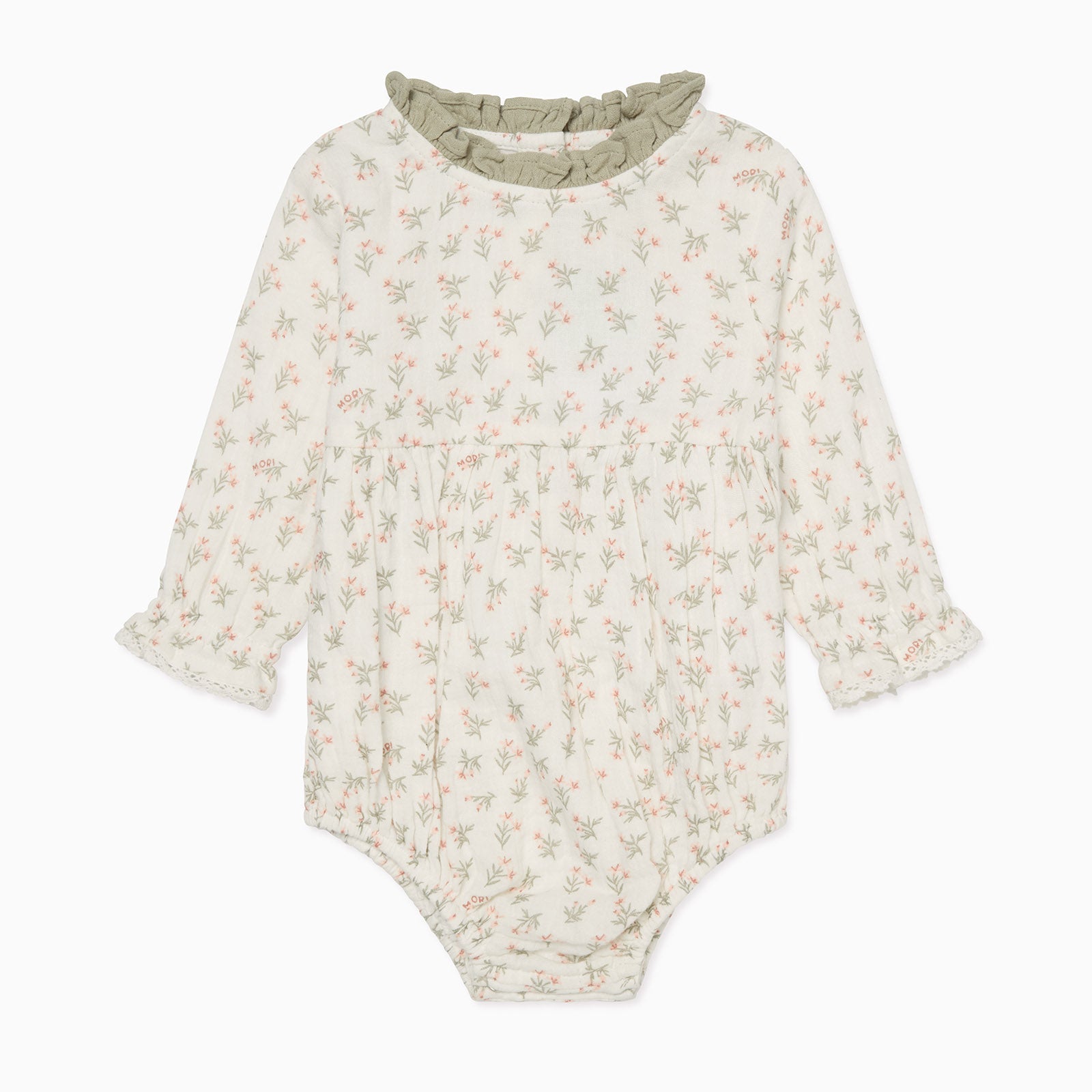 Floral Muslin Bloomer Bodysuit
