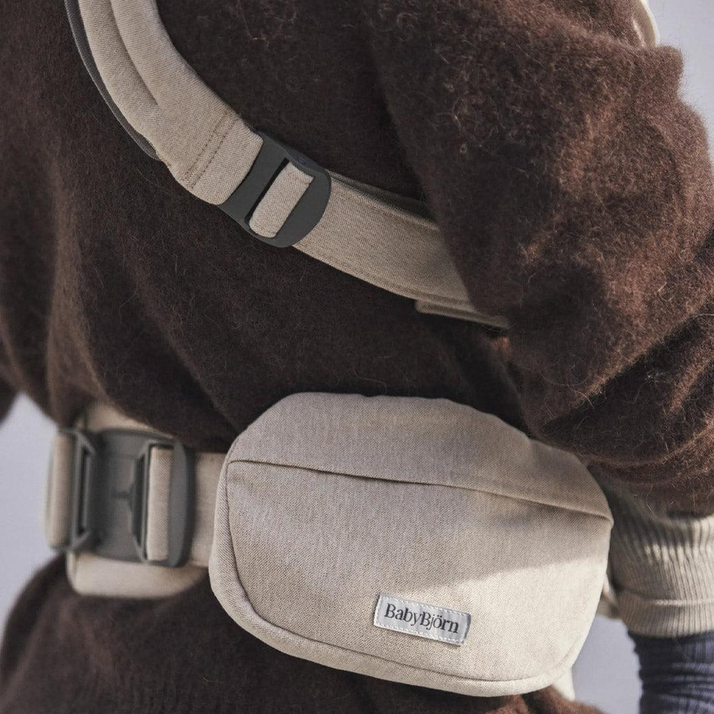 BabyBjorn Pocket Pouch Woven Melange - Light Beige