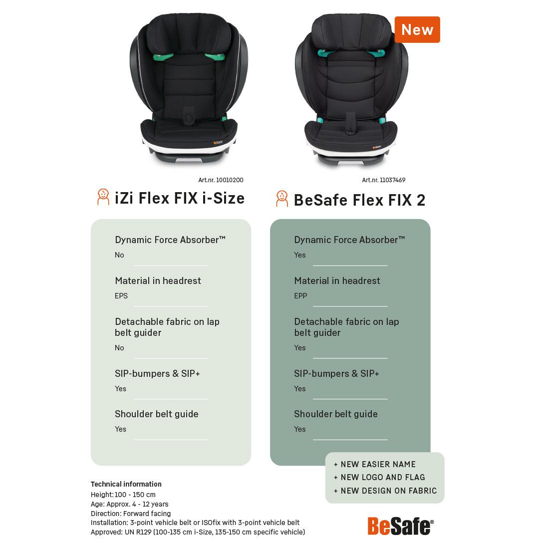 BeSafe Flex Fix 2 Car Seat - Fresh Black Cab