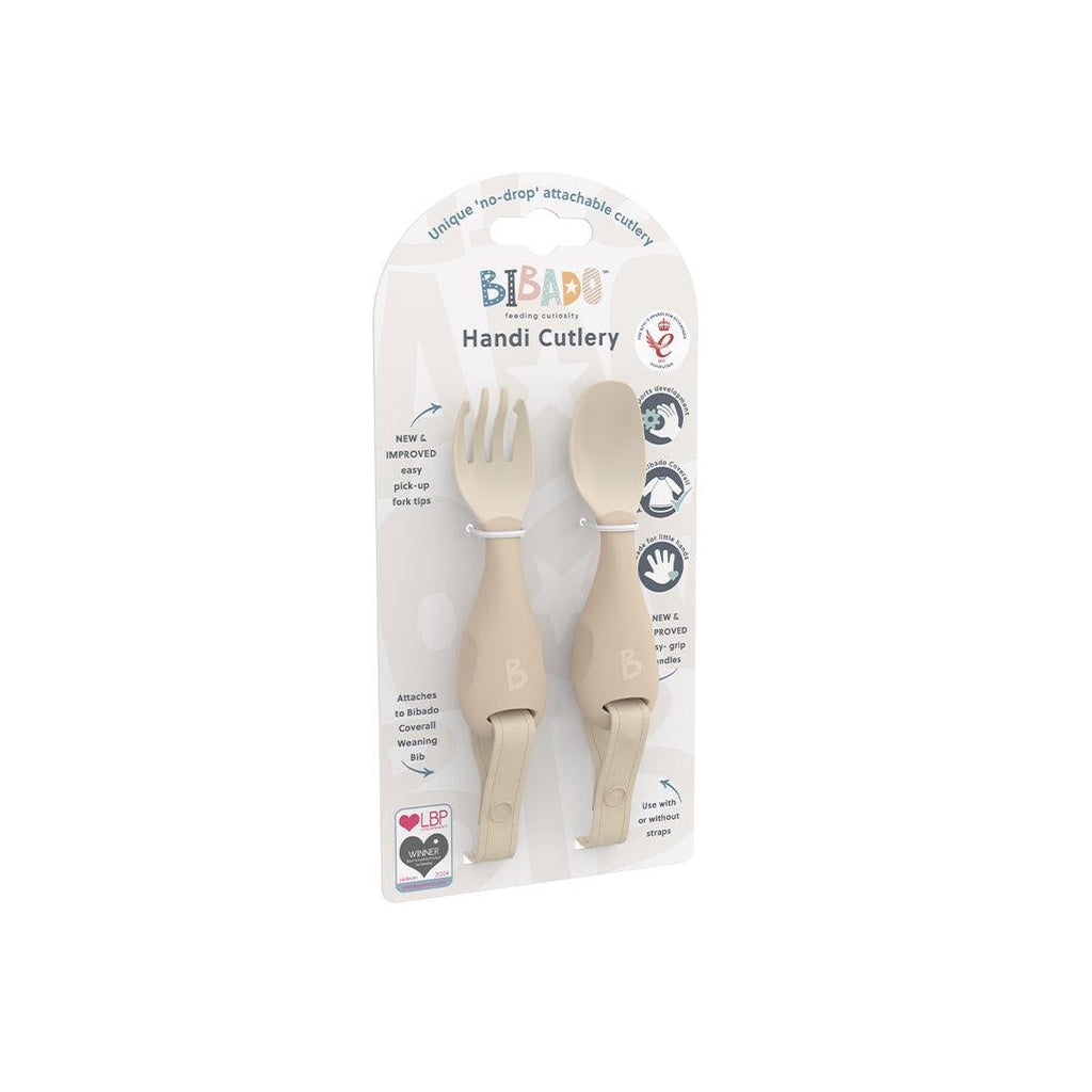 Bibado Handi No Drop Baby Cutlery - Fawn