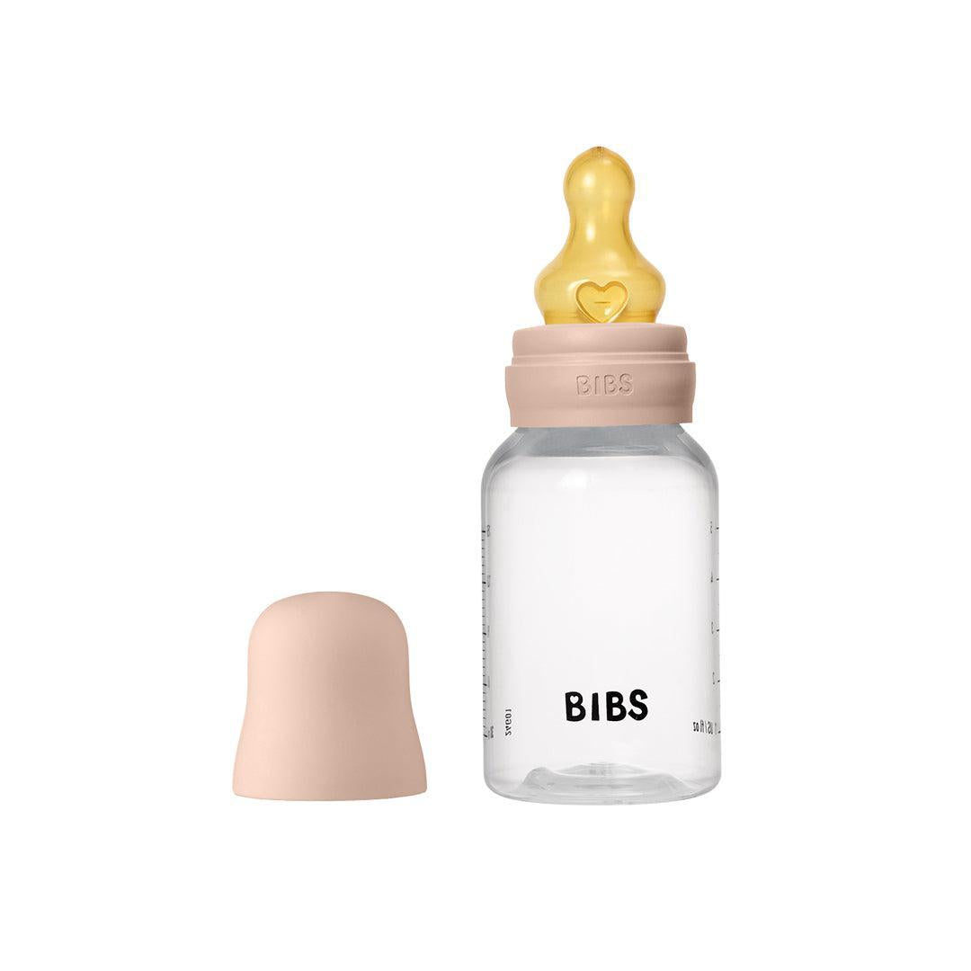 BIBS Medium Flow Baby Bottle Latex 1 Pack - Blush