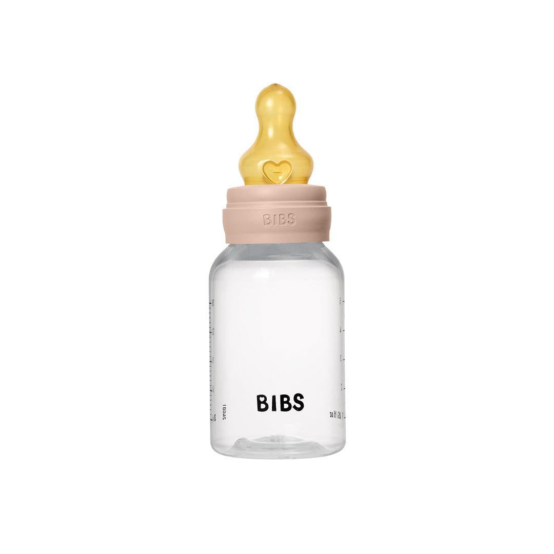 BIBS Medium Flow Baby Bottle Latex 1 Pack - Blush