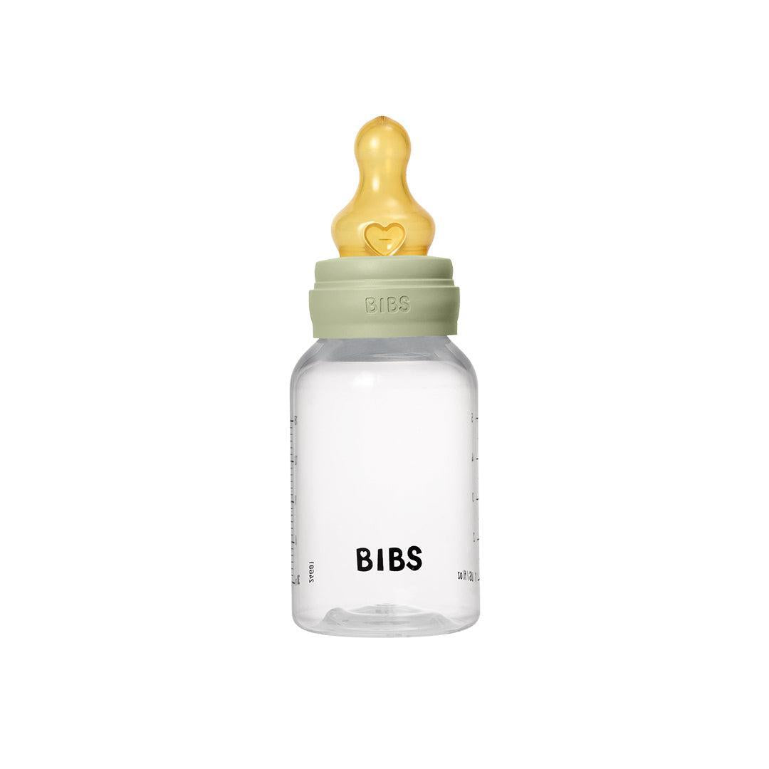 BIBS Medium Flow Baby Bottle Latex 1 Pack - Sage