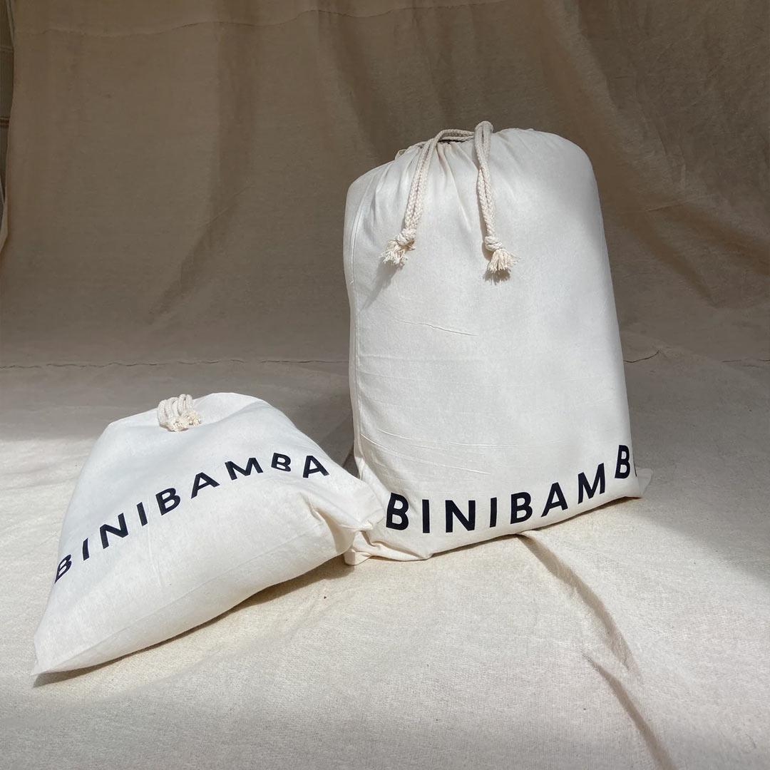 BINIBAMBA Sheepskin Buggy Mittens - Noir + Moon