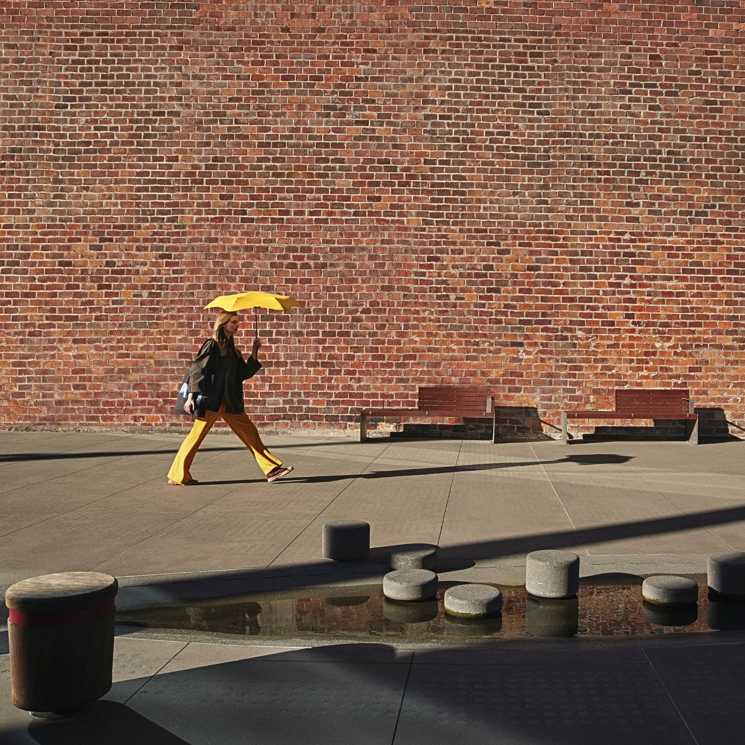 blunt | neo mini umbrella | citrus yellow