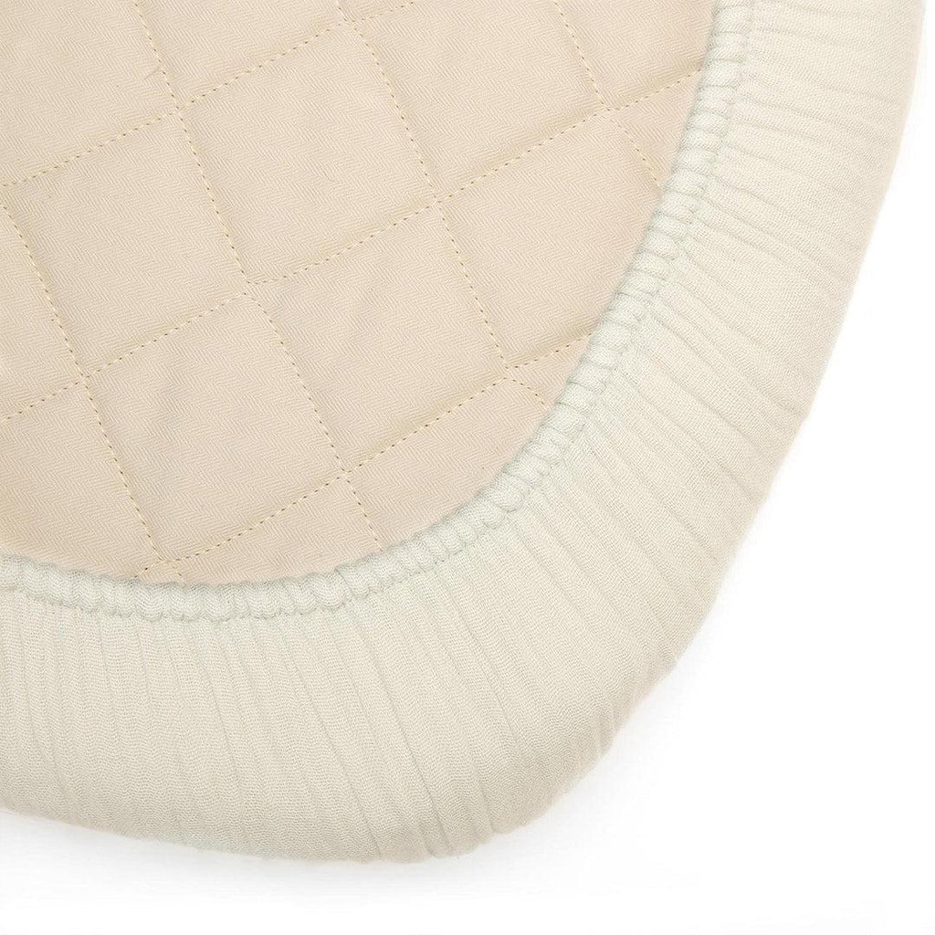 Charlie Crane KUMI Crib Fitted Sheet - Milk