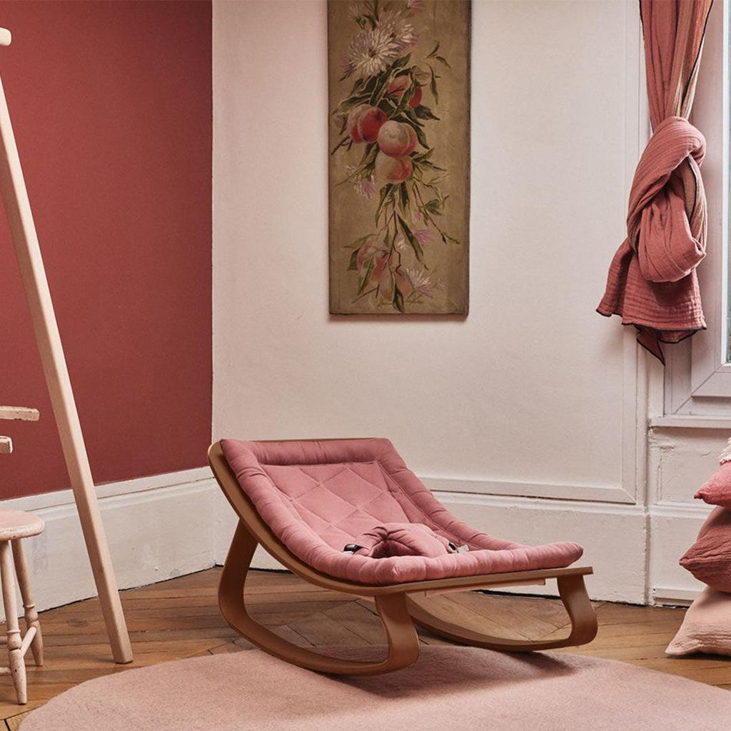 Charlie Crane LEVO Baby Rocker Cushion - Bois de Rose