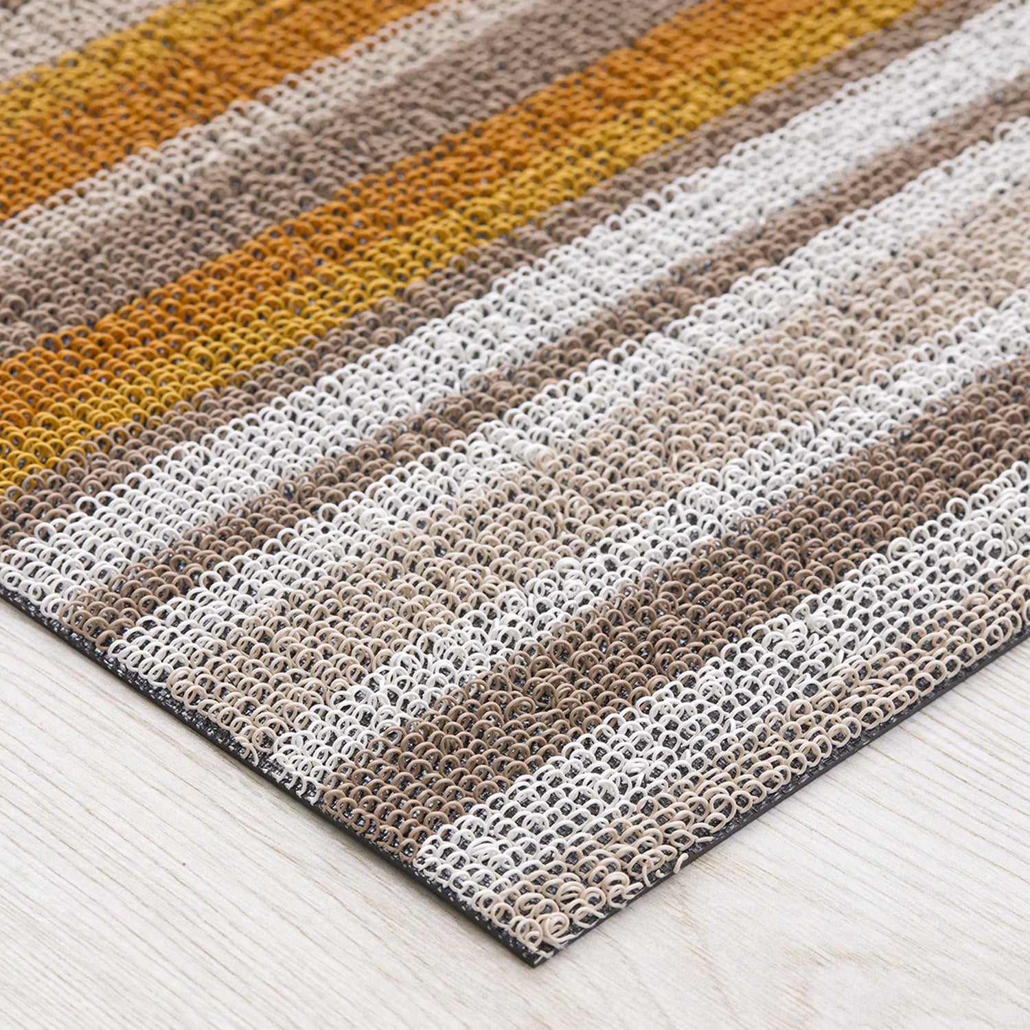 chilewich | shag big mat 91x152cm (36x60") | horizon stripe desert