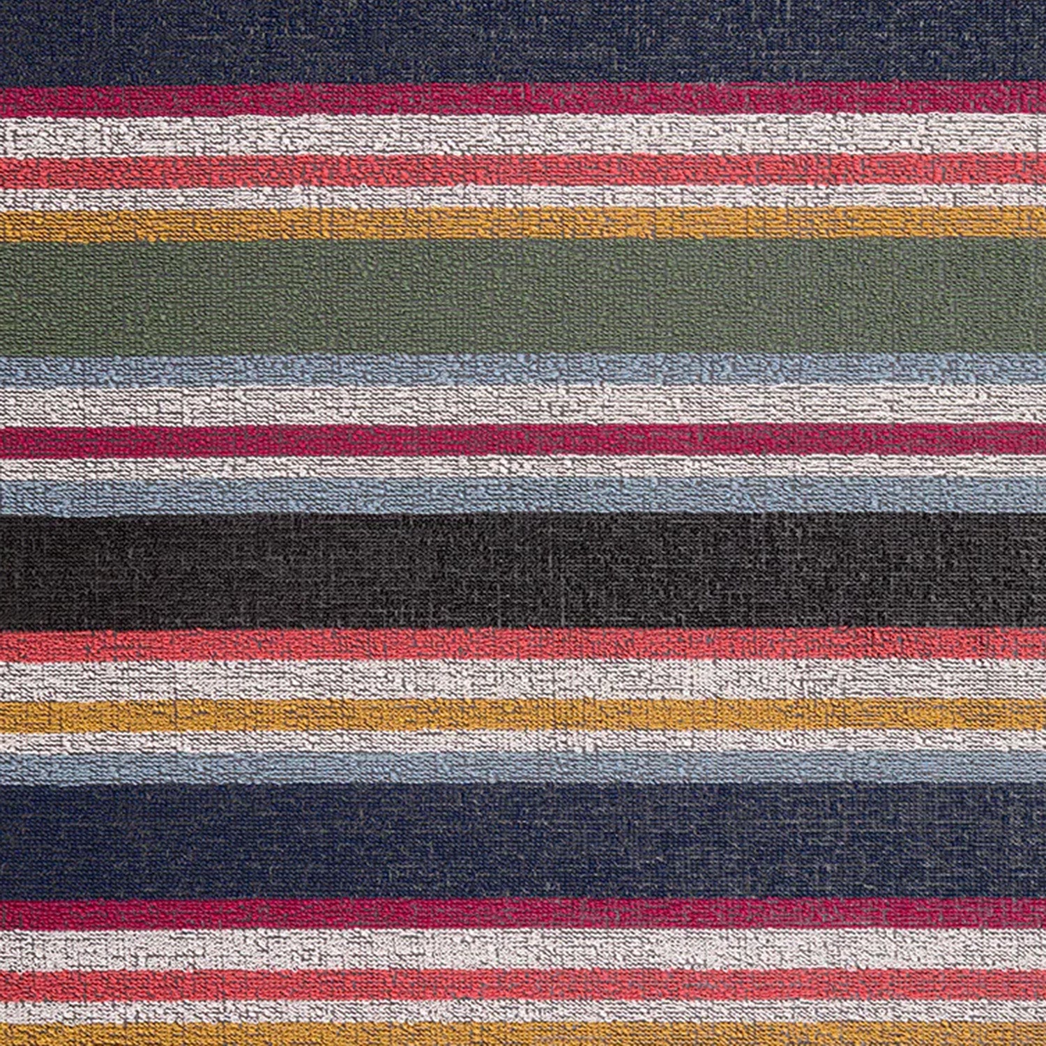 chilewich | shag runner mat 61x183cm (24x72") | shuffle stripe petunia