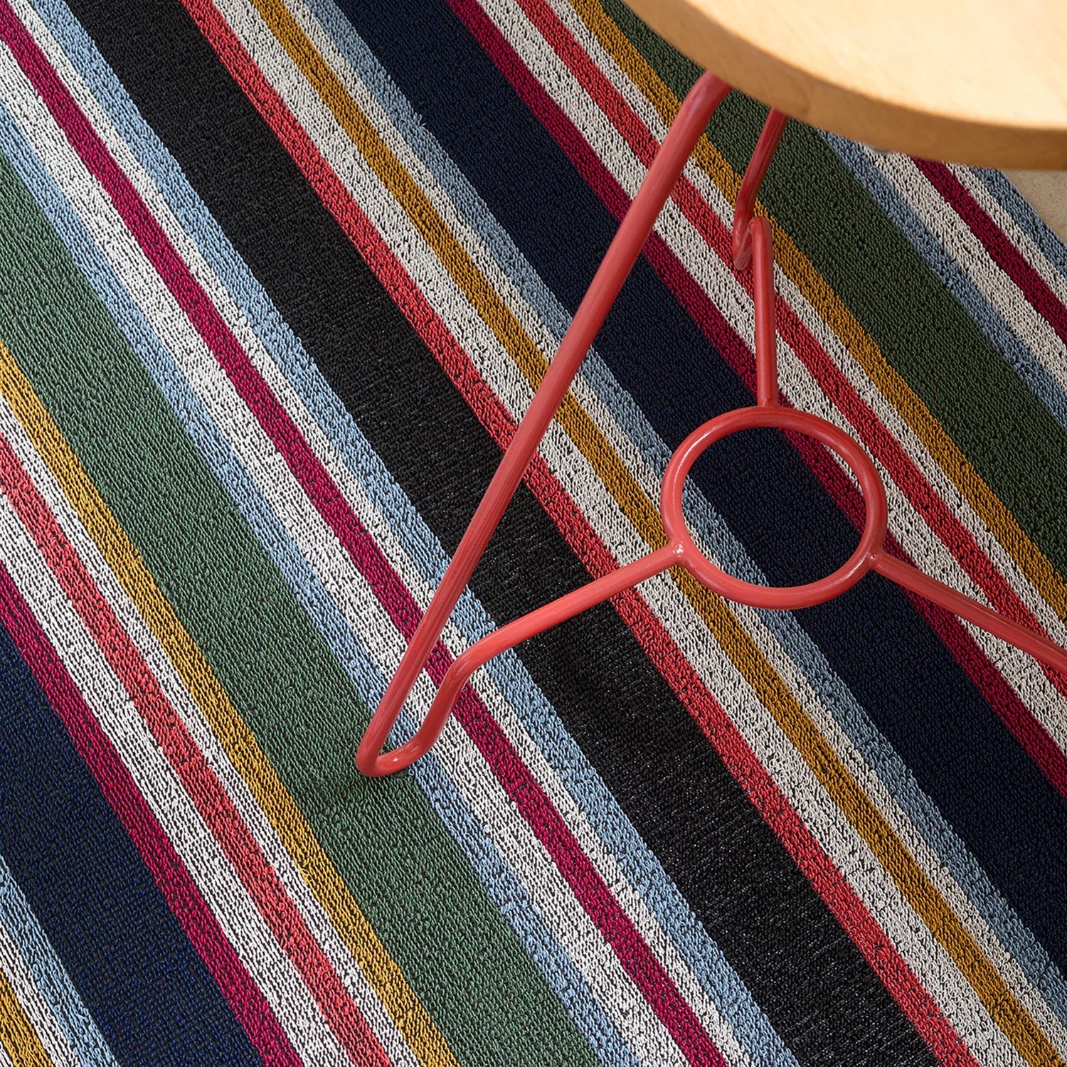 chilewich | shag runner mat 61x183cm (24x72") | shuffle stripe petunia