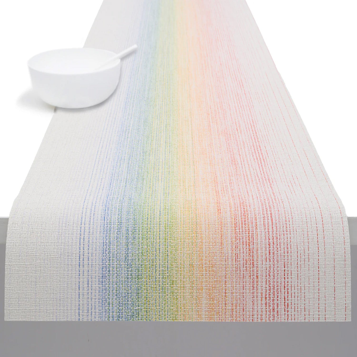 chilewich | table runner 36x183cm | ombre rainbow
