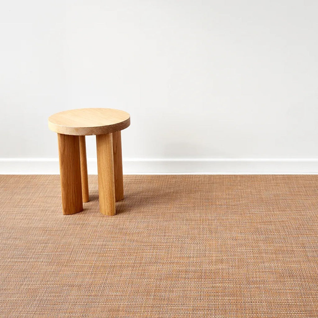 chilewich | woven floormat 183x269cm (72x106") | basketweave teak